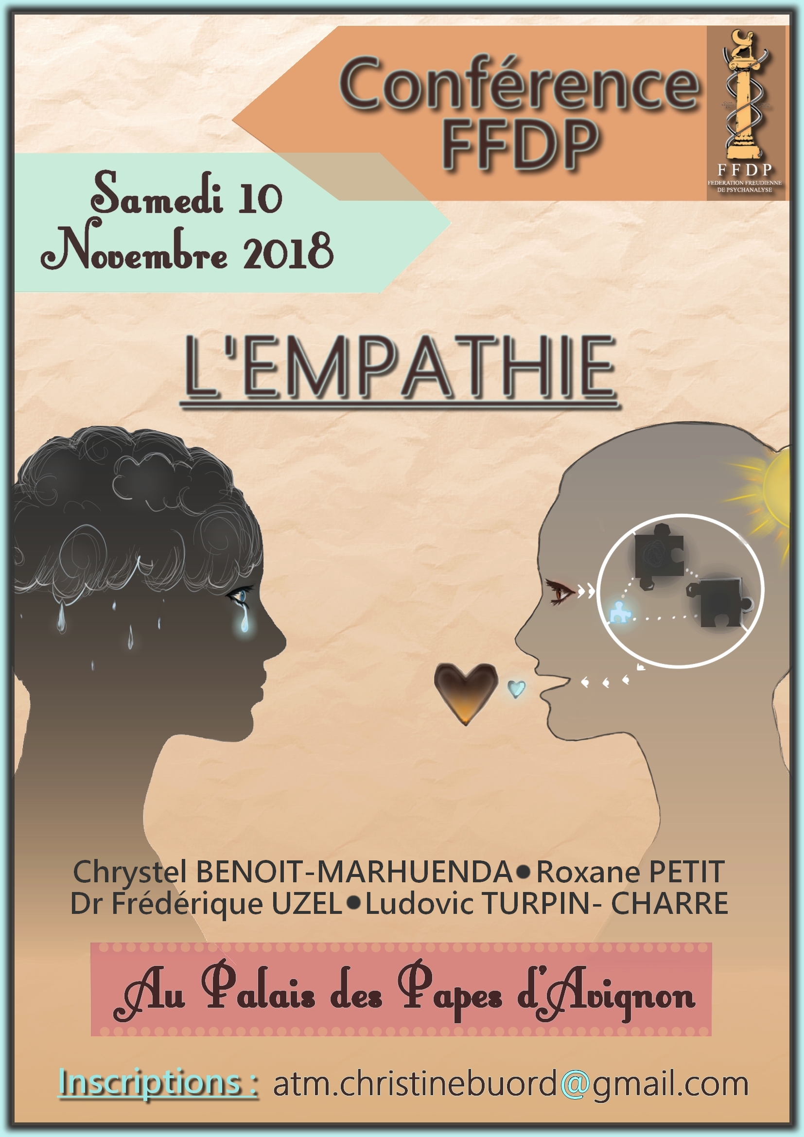 Affiche de la conférence sur l’empathie de 2018